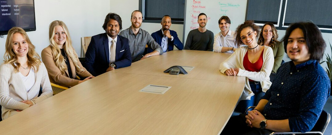 insurance executive leading team