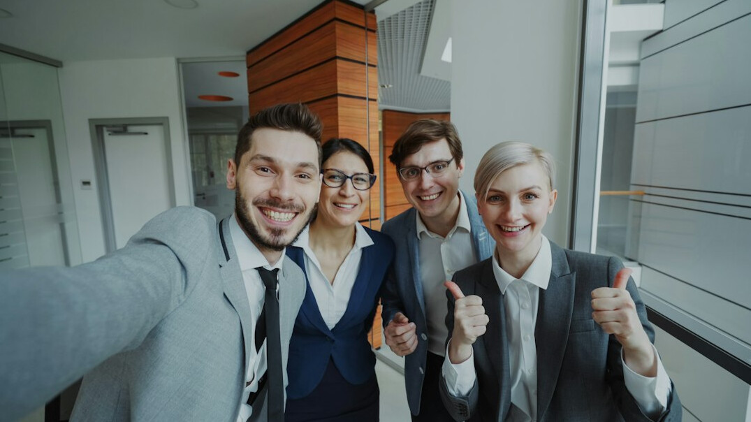 successful business team