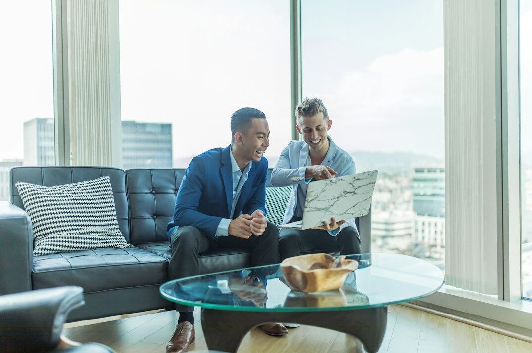 insurance executives in meeting