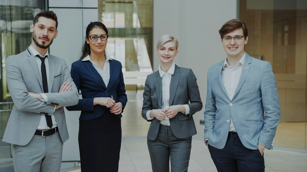 insurance executive leading team